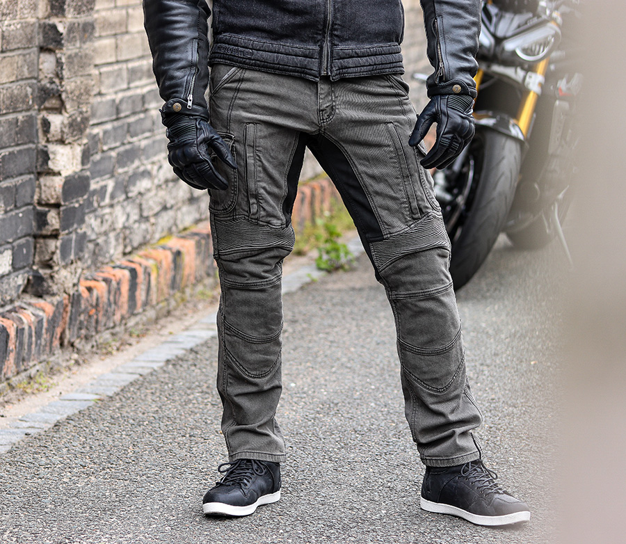 Bunke af schweizisk nøgen Pants & Jeans: Trilobite 1664 Acid Scrambler men grey jeans