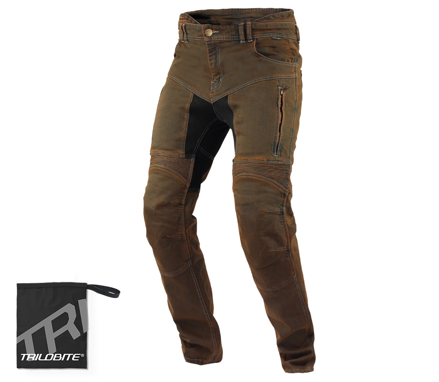 Mens: Trilobite 661 Parado TÜV CE 36 men jeans rusty brown level 2